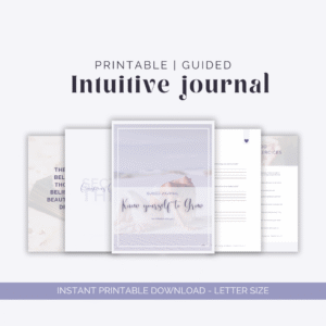 Know Yourself to Grow — Guided Self-Discovery Workbook (Printable PDF)